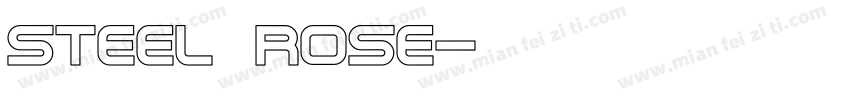 steel rose字体转换